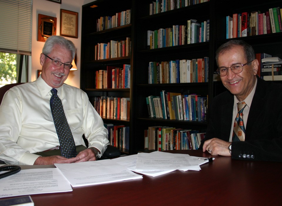 Portrait of Paul Heckman (left) and Jamal Abedi (right)