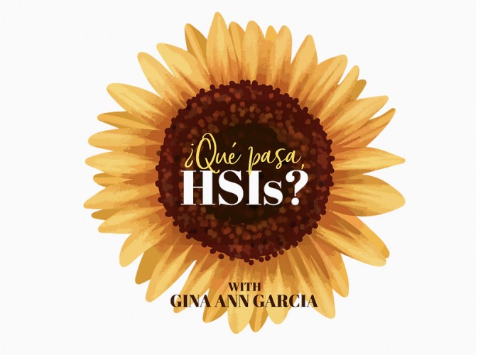 Image of Que Pasa podcast sunflower logo