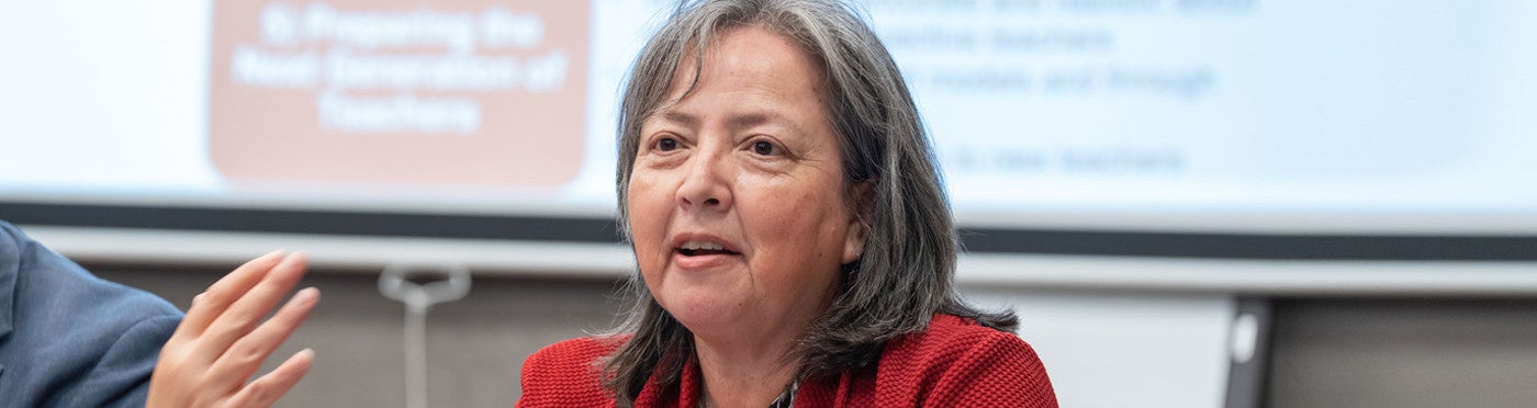 Prof. Margarita Jimenez-Silva presenting on her research