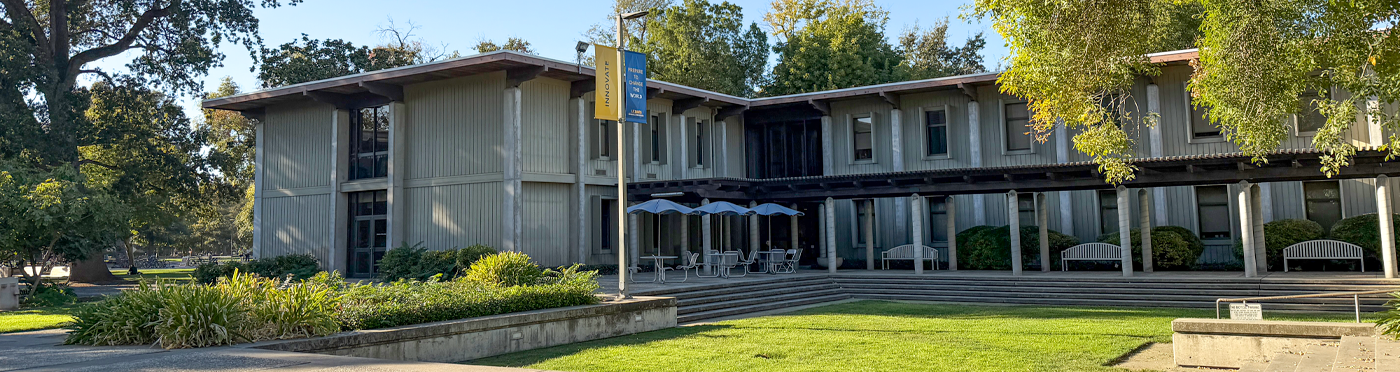 School of Education building and courtyard