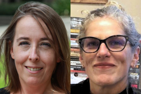 From left to right: Portraits of Megan Welsh and Christina Murdoch