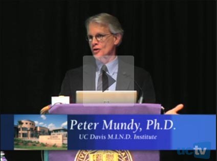 Peter Mundy speaking about educating individuals with autism on UCTV