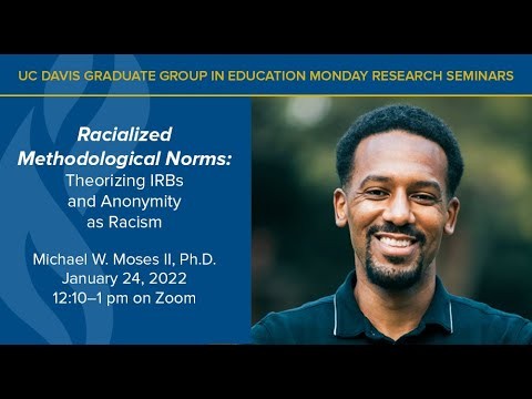 Michael W. Moses II Presents On Racialized Methodological Norms