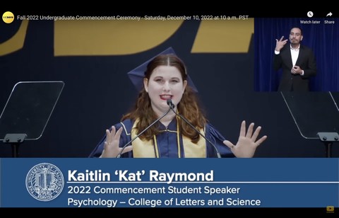 UC Davis School of education credential/MA student Kat Raymond