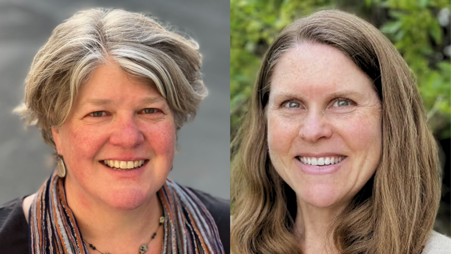Headshots of Heidi Ballard and Peggy Harte, respectively.