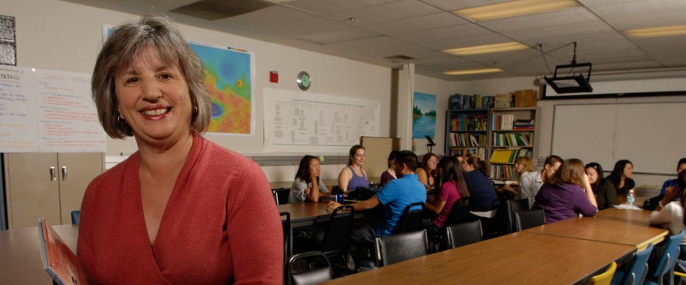 Portrait of Joanne Galli-Banducci in classroom 