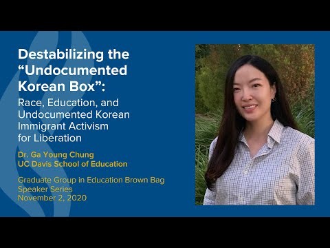 Ga Young Chung Presents on Destabilizing the “Undocumented Korean Box”