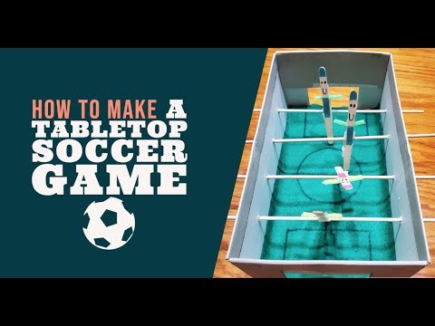 How to Make a Tabletop Soccer Game – Fun DIY Soccer Play at Home