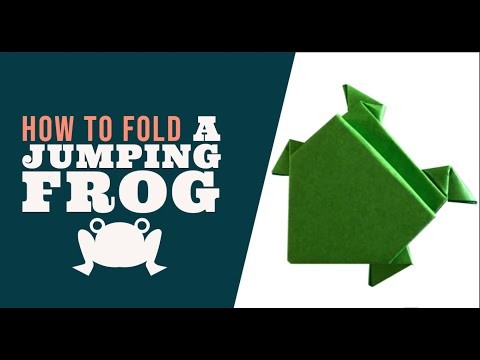How to Fold a Jumping Frog – Easy Paper Origami at Home