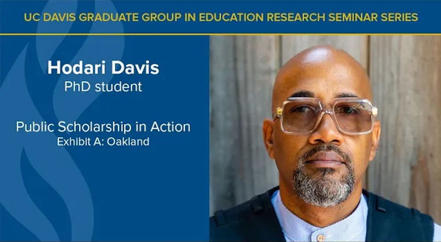 Hodari Davis Presents “Public Scholarship in Action: Exhibit A Oakland”