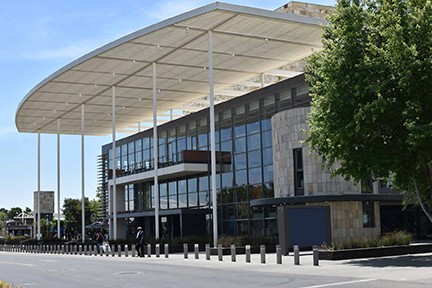 Front view of Mondavi Center